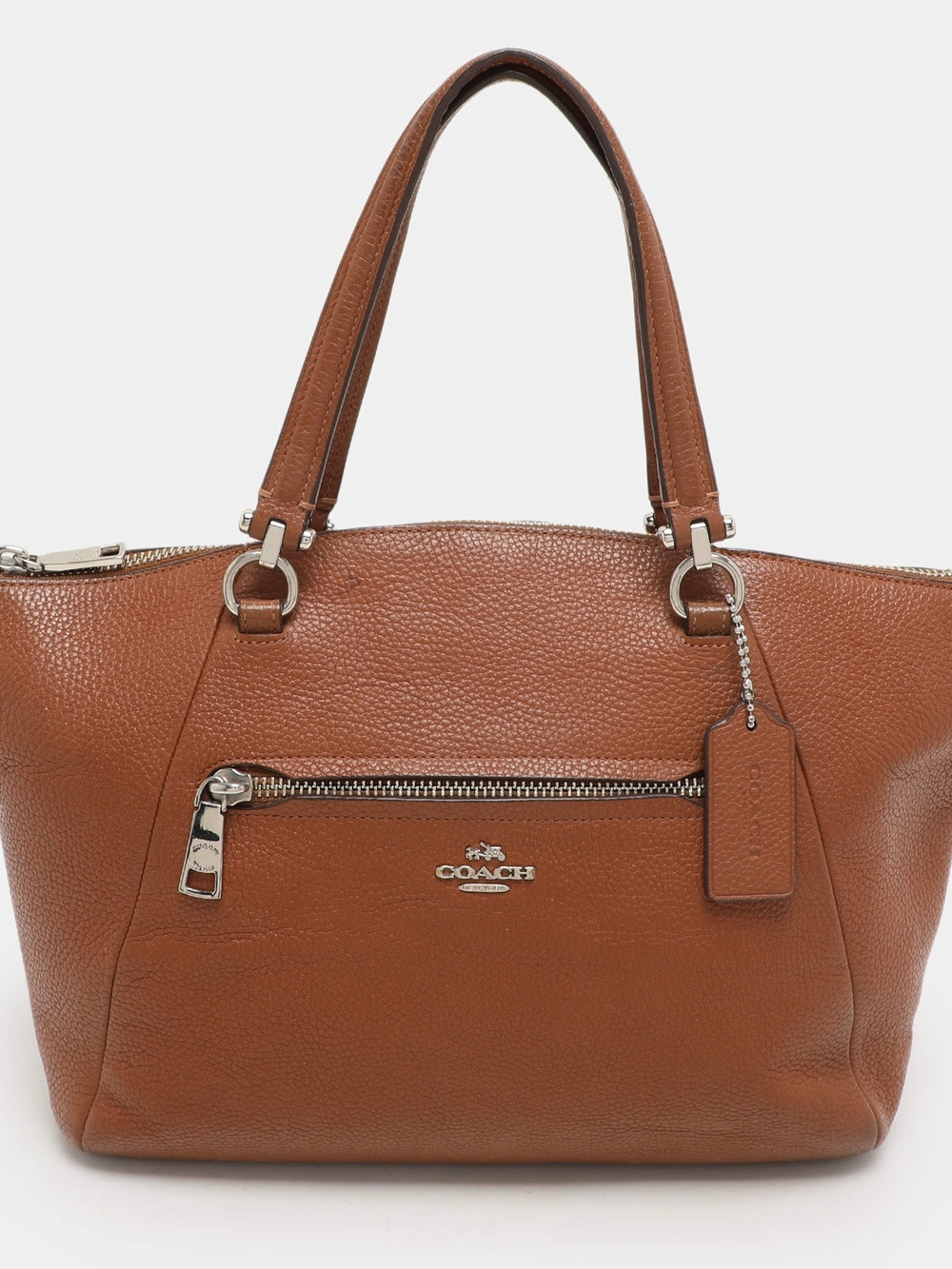 COACH CROSSBODY SHOULDER HANDBAG PEBBLED LEATHER. - Picture 1 of 12